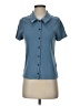 Madewell Blue Short Sleeve Blouse Size XS - photo 1