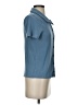 Madewell Blue Short Sleeve Blouse Size XS - photo 4