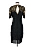 Stenay 100% Silk Animal Print Black Cocktail Dress Size 8 - photo 2