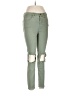 Free People Color Block Green Jeans Size 29 waist - photo 1