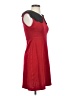 Eva Franco Chevron-herringbone Red Cocktail Dress Size 4 - photo 4