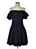 H By Halston Solid Black Cocktail Dress Size 10 - photo 1