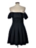 H By Halston Solid Black Cocktail Dress Size 10 - photo 2