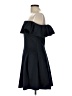 H By Halston Solid Black Cocktail Dress Size 10 - photo 5