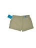 Columbia 100% Nylon Solid Green Khaki Shorts Size XS - photo 2