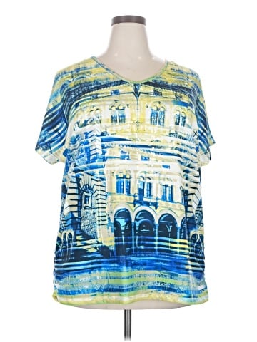 Onque Casuals Short Sleeve Blouse (view 1)