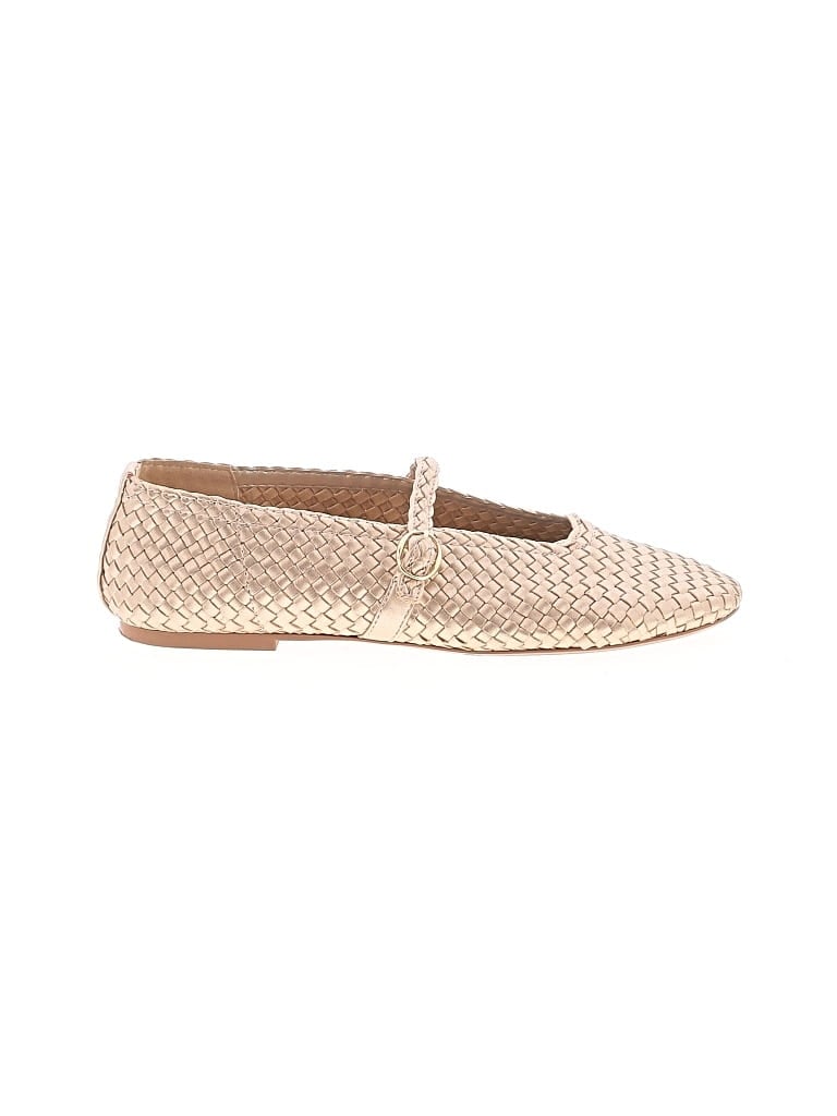 Pre-owned Cushionaire Flats In Gold