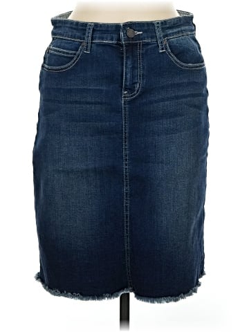 IZOD Denim Skirt (view 1)