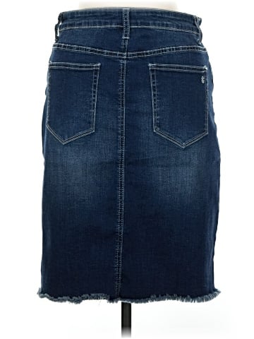 IZOD Denim Skirt (view 2)