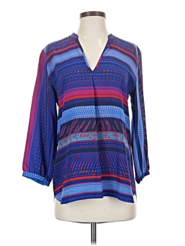 Amanda Uprichard 3/4 Sleeve Silk Top (view 1)
