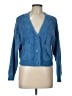 Forever 21 100% Polyamide Blue Cardigan Size L - photo 1