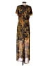 Ranna Gill 100% Polyester Brown Jumpsuit Size 12 - photo 2