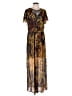 Ranna Gill 100% Polyester Brown Jumpsuit Size 12 - photo 1