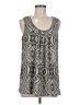 Pleione 100% Polyester Gray Sleeveless Blouse Size M - photo 1