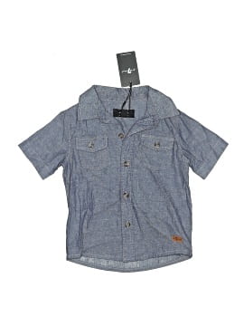 7 For All Mankind Short Sleeve Button Down Shirt