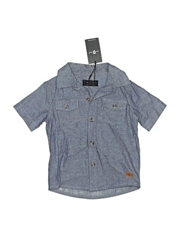 7 For All Mankind Short Sleeve Button-Down Shirt (view 1)