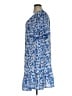 Max Studio 100% Polyester Floral Blue Casual Dress Size 1X - photo 5