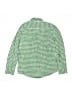 Crewcuts Checkered-gingham Green Long Sleeve Button-Down Shirt Size 10 - photo 2