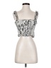 Paper Crane 100% Rayon Silver Tube Top Size S - photo 1