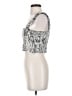 Paper Crane 100% Rayon Silver Tube Top Size S - photo 5