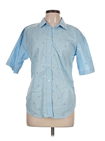 J.Crew Collection Short Sleeve Blouse (view 1)