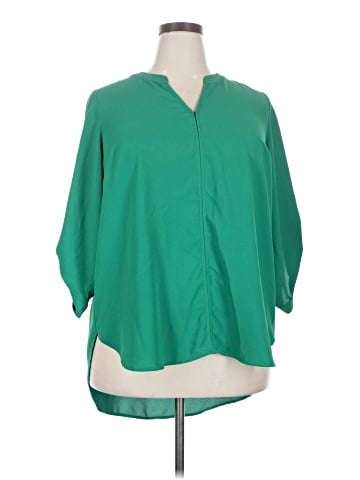 41Hawthorn 3/4 Sleeve Blouse (view 1)