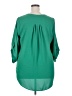 41Hawthorn 100% Polyester Green 3/4 Sleeve Blouse Size 2X - photo 2