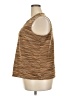 Laura Ashley 100% Polyester Brown Sleeveless Top Size 2X - photo 5