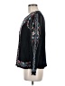 One September Black Long Sleeve Blouse Size M - photo 5