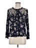 One September 100% Rayon Blue Long Sleeve Blouse Size M - photo 1