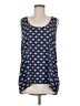 Pleione 100% Polyester Blue Sleeveless Blouse Size M - photo 1