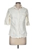 Equipment Ivory 3/4 Sleeve Button-Down Shirt Size M - photo 1