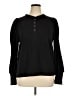 Ann Taylor LOFT 100% Polyester Black Pullover Sweater Size XL - photo 1