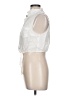 Love Tree White Sleeveless Button-Down Shirt Size L - photo 5