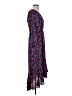 J.Crew 100% Polyester Floral Purple Casual Dress Size 4 - photo 4