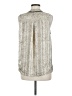 Maison d' Amelie Silver Sleeveless Blouse Size M - photo 2