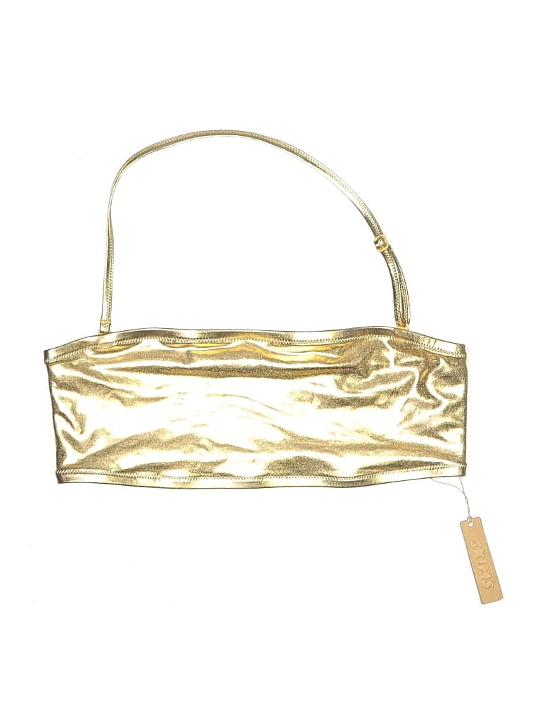 Skims Swimsuit Top Gold Swimwear