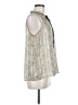 Maison d' Amelie Silver Sleeveless Blouse Size M - photo 4