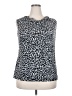 George Silver Sleeveless Blouse Size XXL - photo 1