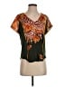 Tiny Orange Short Sleeve Top Size S - photo 1