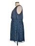 Pins and Needles 100% Polyester Stars Blue Casual Dress Size L - photo 5