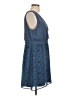 Pins and Needles 100% Polyester Stars Blue Casual Dress Size L - photo 4