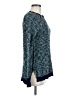 Shrinking Violet Tweed Teal Pullover Sweater Size M - photo 4