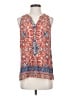 Tolani 100% Silk Red Sleeveless Silk Top Size S - photo 1