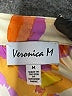 Veronica M. 100% Polyester Print Orange Casual Dress Size M - photo 7