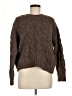 Aqua Tweed Brown Pullover Sweater Size M - photo 1