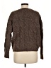Aqua Tweed Brown Pullover Sweater Size M - photo 2
