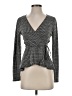 Caution to the Wind Gray Long Sleeve Top Size S (estimated) - photo 1