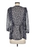 DMBM 100% Polyester Gray 3/4 Sleeve Blouse Size M - photo 2