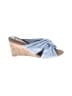 Lulus Color Block Blue Wedges Size 5 1/2 - photo 1